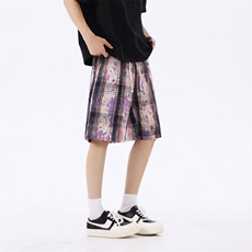美式高街潮流休闲短裤潮牌宽松五分裤A086-DK339-特批20，男装牛仔裤，电商基地A086