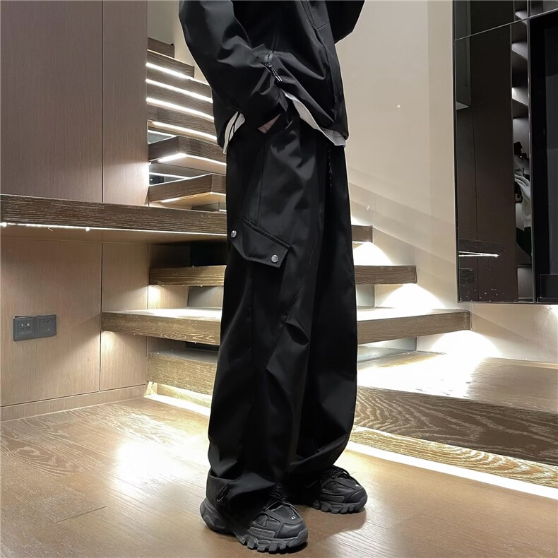 防风防水冲锋裤男款美式加绒加厚防寒保暖滑雪工装裤子秋冬KU10,男装休闲裤,星座1116A-1（原606A）