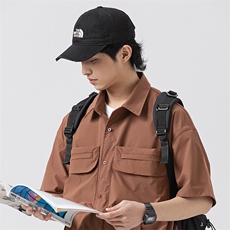 外27-2GANYOU日系纯色立体袋衬衫CS13-P75，男装衬衫，新杭派外27-2