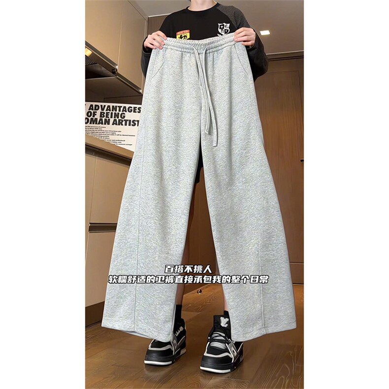 2026春季弯刀卫裤解构宽松显瘦阔腿休闲裤男 C62169-TP26不图片