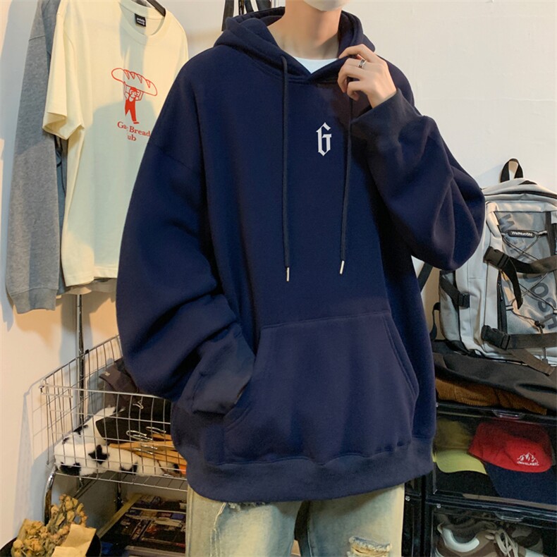 ！连帽圆领卫衣男装港风帽衫男LM84-P35,男装卫衣,电商B367