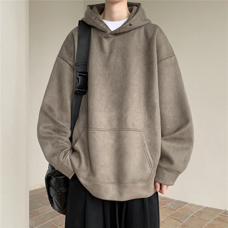重磅oversize连帽卫衣男潮牌加绒美式复古宽松大码情侣外套上衣服,男装卫衣,星座1303B