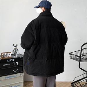 冬季青少年加绒加厚立领棉衣港风清新大码棉服外套男女 6223-P100图片