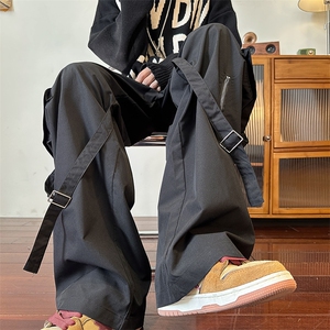 工装裤春秋季潮牌ins休闲运动长裤美式机能风冲锋裤男 K5217-P40图片