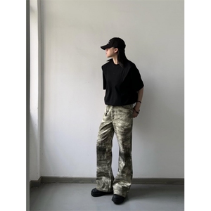 【有货】cleanfit迷彩工装裤男美式vibe风裤子高街N0088CC-特P48图片