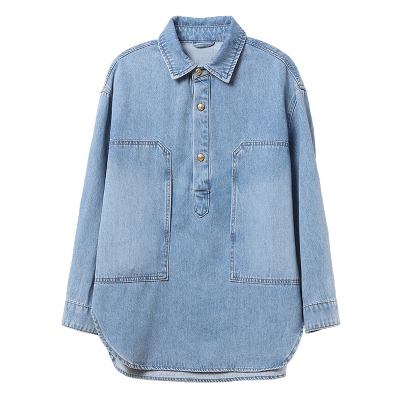 2023春装新款韩版宽松气质休闲简约上衣,女装衬衫,丽影随形