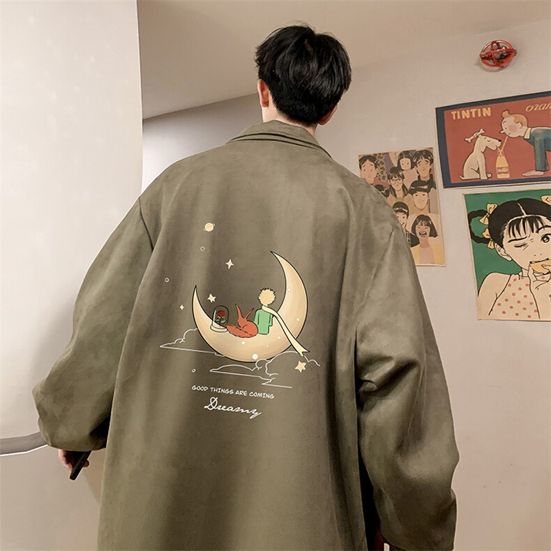 麂皮绒夹克男大码立领褂子外套JK85416-P68加绒款-P78,男装夹克,电商A040