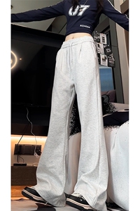 光板得物/唯品二开 微喇休闲运动卫裤 A475特P35 控58图片