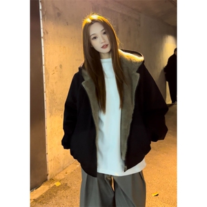 现货 双面穿帆布水洗棉情侣座山雕棉服M2677-P95网图图片