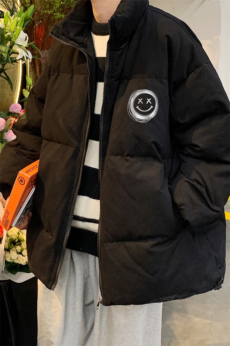 秋冬新款韩版加厚保暖立领宽松棉服外套男MY62031P115控138,男装棉衣,电商A268A