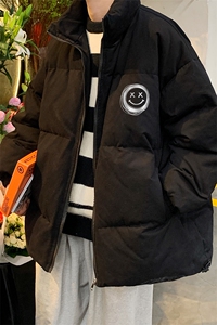 秋冬新款韩版加厚保暖立领宽松棉服外套男MY62031 P115控138图片
