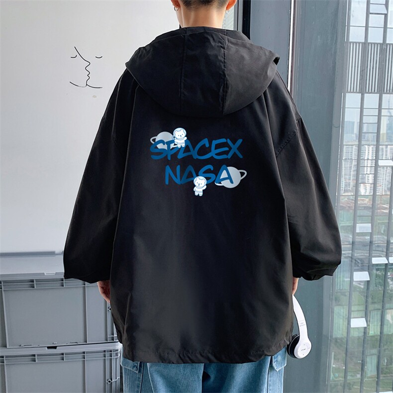 ！港风风衣男短款长袖夹克男休闲外套男上衣男DJK302-P45，男装夹克，电商B371