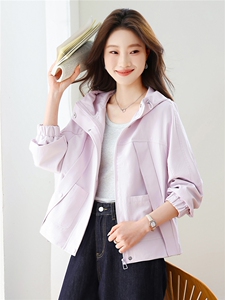 现货！现货！2026春季新款宽松休闲时尚短款外套女图片