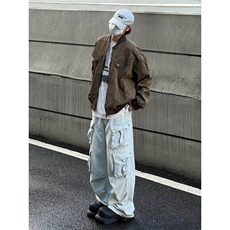 【有货】M8067LL-特83美式复古灯芯绒工装夹克cleanfit夹棉外套，男装夹克，星座1007（原301D）