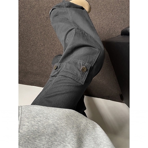 直筒裤工装休闲裤男女  美式高街潮牌长裤子K7030-P53图片
