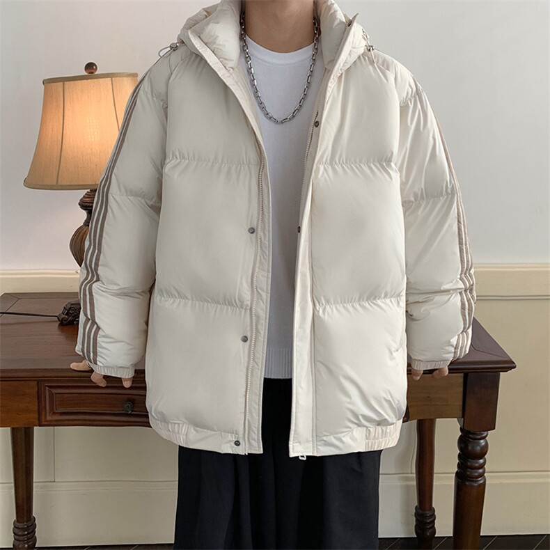 港风潮牌新款织带连帽可拆卸棉服潮流保暖棉衣M088-P85控129,男装棉衣,星座717