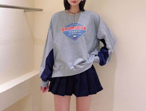 秋季新款2021年初秋新款韩版宽松百搭卫衣，女装卫衣/绒衫，咖啡色