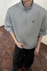 秋冬男士美式半拉链立领运动卫衣男女潮牌秋季情侣外套Polo衫p55，男装Polo衫，电商B319