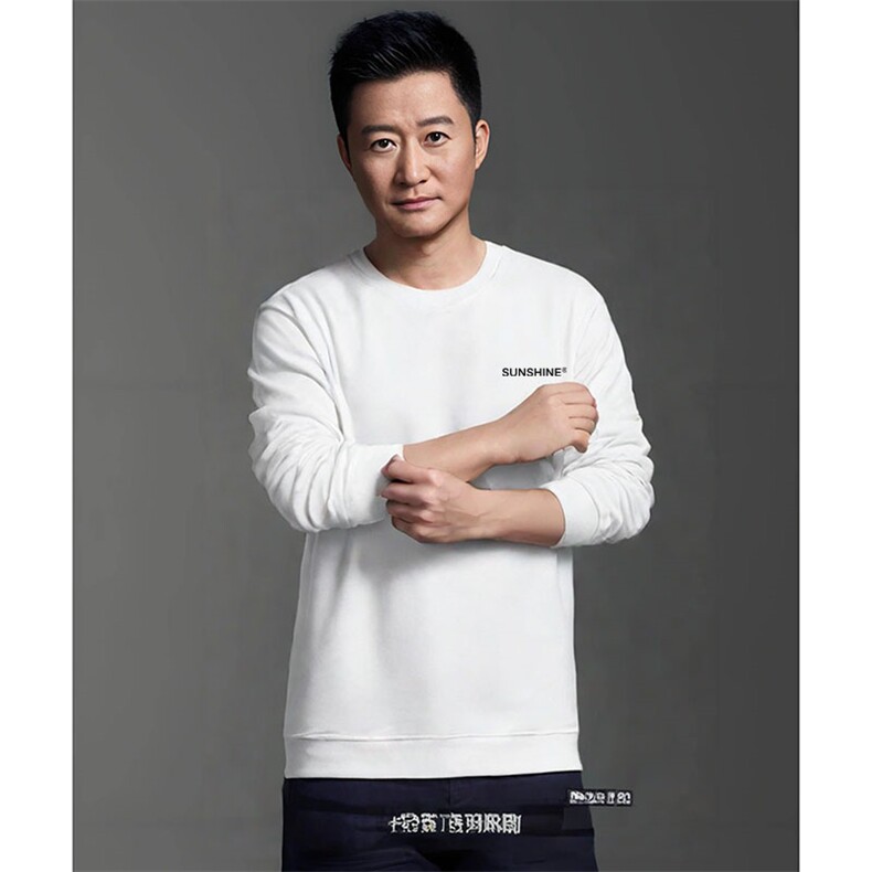 W11男女休闲大码小字母印花圆领长袖卫衣外套学生青少年团队班服，女装短外套，星座115A-3