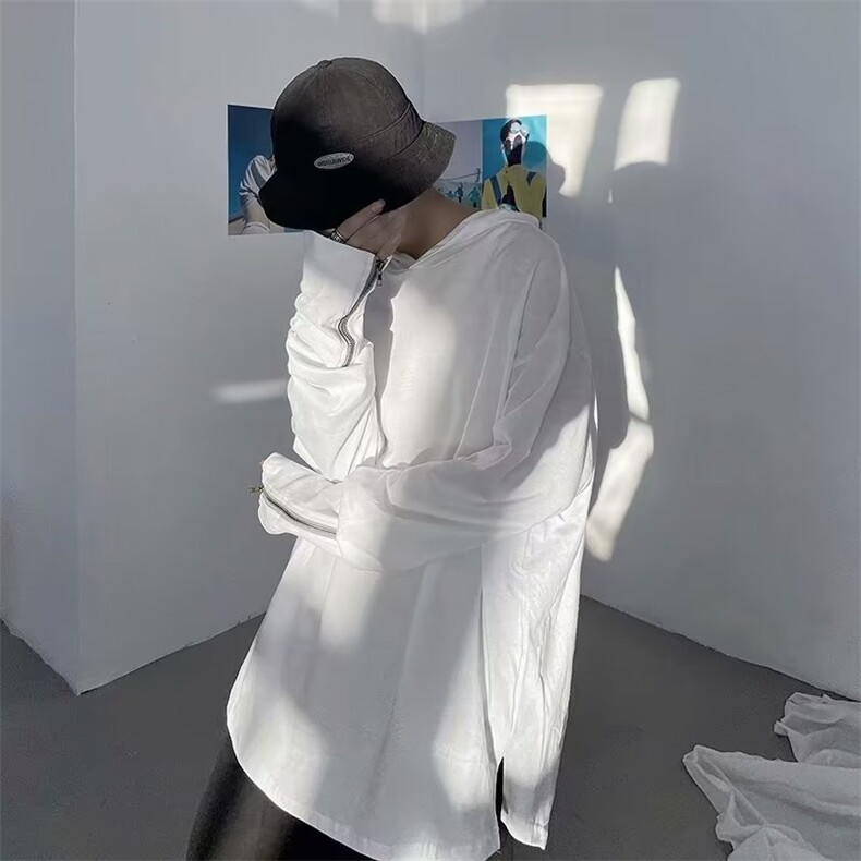 打底衫长袖港风潮内搭卫衣宽松上衣1192-P26,男装T恤,星座910-5