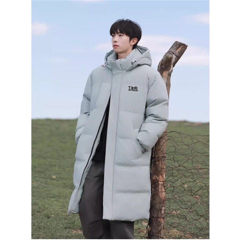 F888中长款羽绒棉服男款新款加厚防雪棉衣外套男生连帽棉袄子,男装棉衣,星座308A-1（原309B-1）