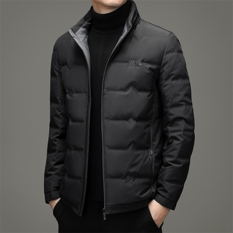 FJ2103秋冬新款2023年男士休闲羽绒服加厚保暖夹克外套P225图片
