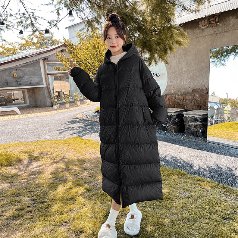 鹅绒现货羽绒服女过膝长款062档口YR17款P295K428,女装羽绒服,素依格格