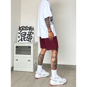 男新款青少年时尚冰丝速干机绣休闲裤 QK73 P28图片