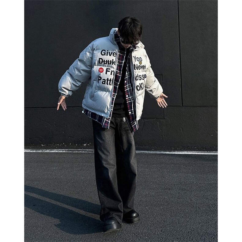 新款棉衣男冬季棉袄外套韩版潮流面包服假两件棉服Y6625P95,男装棉衣,星座1116-2