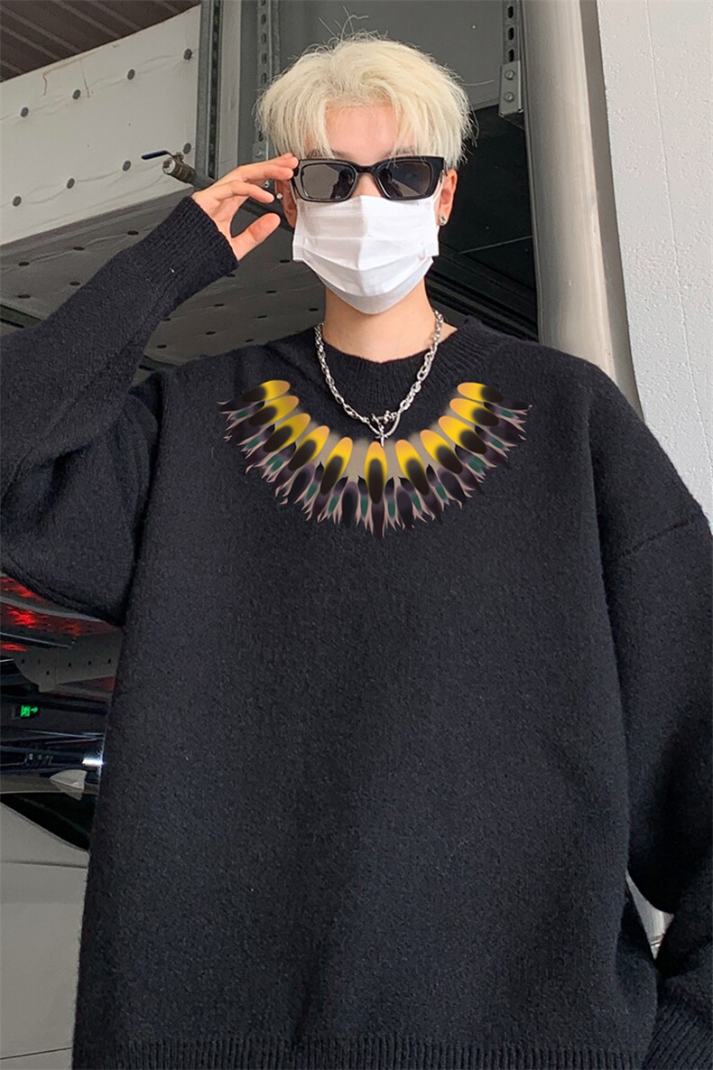高质量！秋冬季半高领毛衣男士加绒加厚线衣针织衫男DMY546-特P38,男装针织衫/毛衣,电商B371