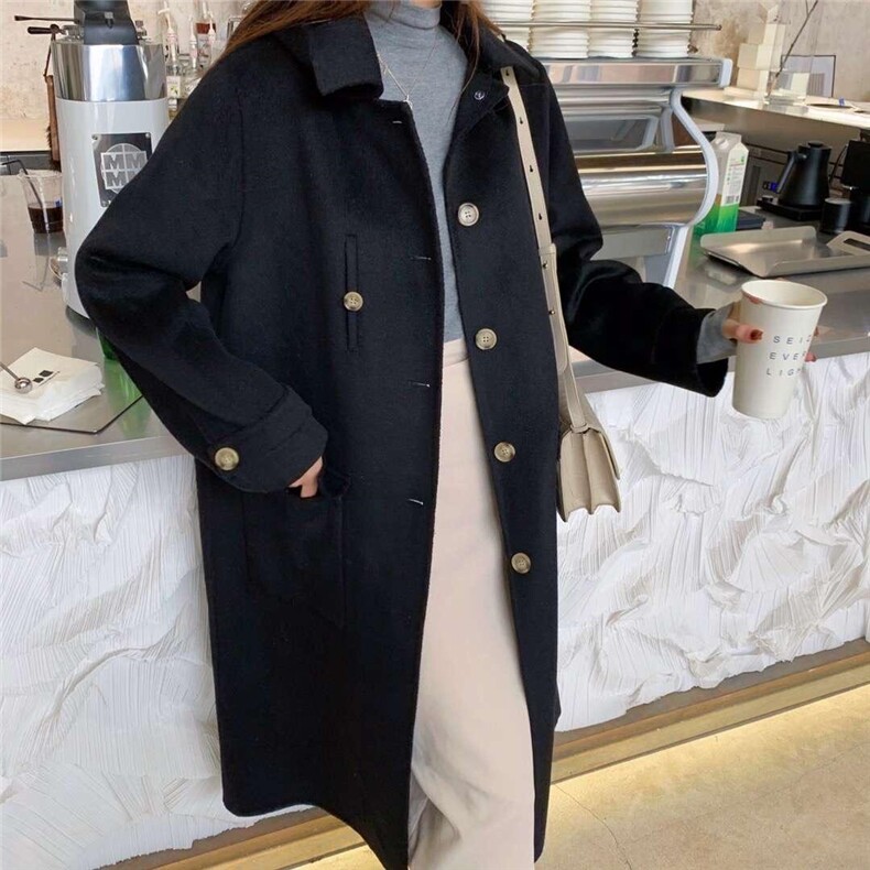 韩风戴帽羊绒大衣，其它，郭郭家