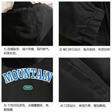 JK65231-P45连帽夹克男大码胖子棒球服上衣外套砖墙挂拍，男装夹克，电商A040A