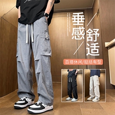 直播数据款 春季新款大口袋伞兵裤宽松直筒休闲裤工装裤 K515-P42,男装休闲裤,星座914-3, 直播数据款 春季新款大口袋伞兵裤宽松直筒休闲裤工装裤 K515-P42,男装休闲裤,星座914-3,