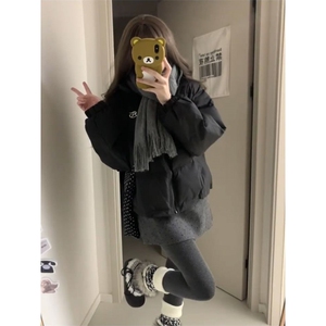 1506-1/M78301/P84棉衣女冬季新款设计感百搭保暖外套面包服图片