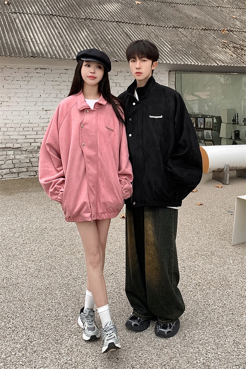 2025秋美拉德外套情侣立领鹿皮绒男夹克外套705-1-W8813-P68控95,男装夹克,星座705-1