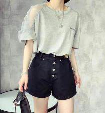 无敌爆纱纱袖上衣，女装，浪漫E点