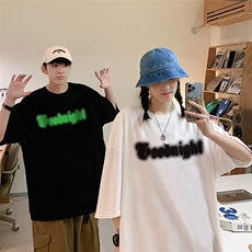 DX153P30港风纯短袖青少年学生百搭休闲潮流宽松T恤纯上衣，男装T恤，星座1204-3