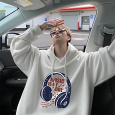 连帽卫衣男大码胖子帽衫大号运动服WY2422-P35，男装卫衣，电商A040