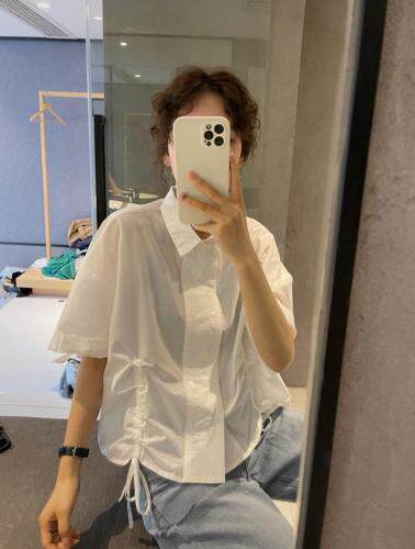 6977抽绳衬衣，女装，续加 XJ