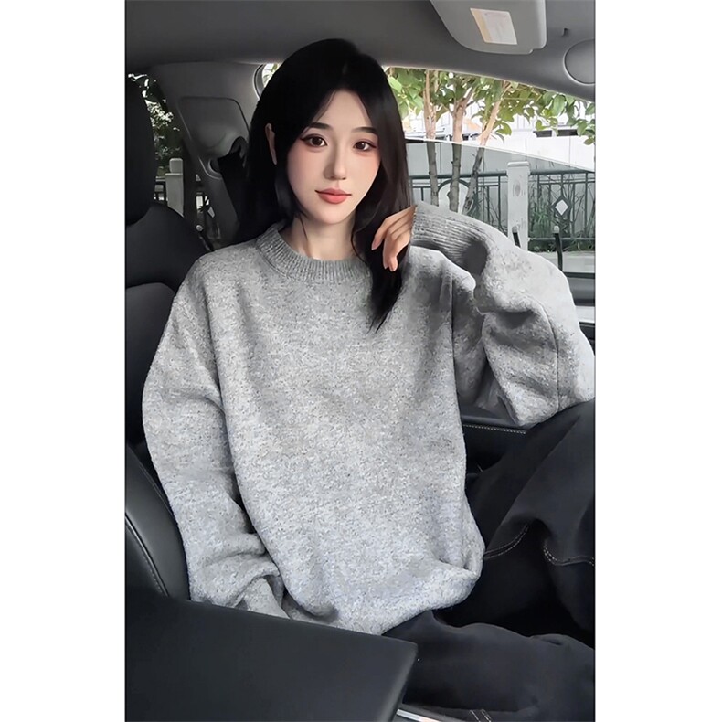 百花绒港风时尚圆领毛衣港韩休闲复古风上衣HY872TP35无差价,男装针织衫/毛衣,电商A102B