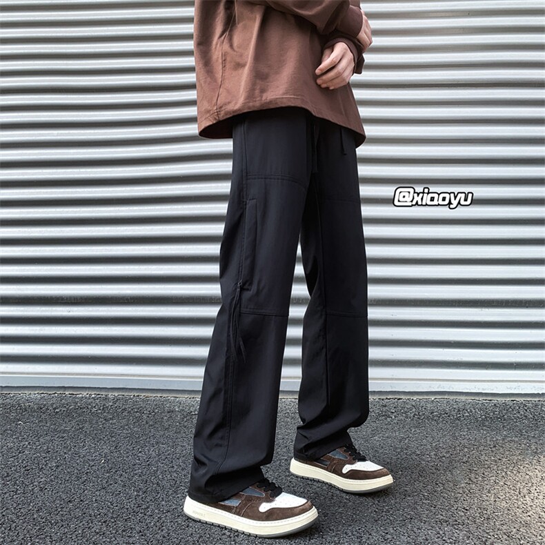 XZ616秋季新款防水冲锋裤拉链设计感休闲长裤TY936P45控58,男装休闲裤,星座512A（原616）