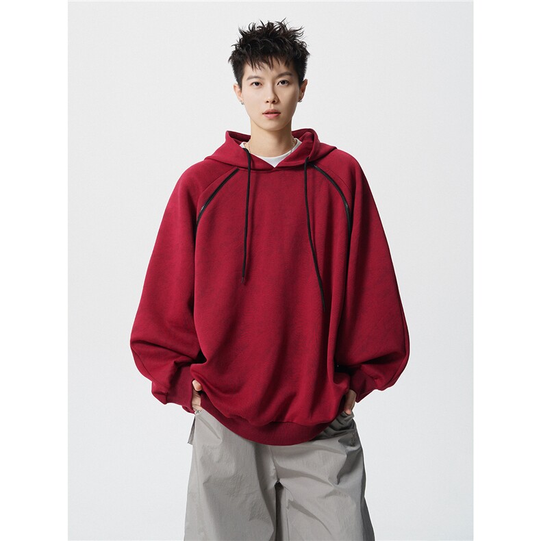 WY10141-特批48控88高品质扎染面料连帽设计感大码男潮流卫衣,男装卫衣,电商A059