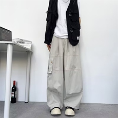 工装裤男2026夏季新款简约新款日系流行慵懒潮流1288P55，男装工装外套，星座410-2