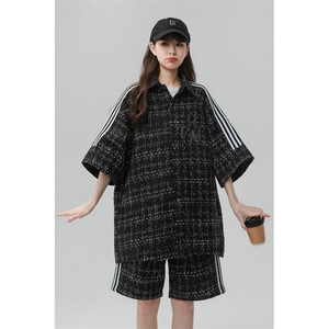 1小香风印花大码M-5XL DCS9018P45 DK8797P40套装DTZ9028P85图片