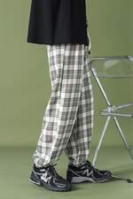 2021春夏港风格子裤子男中性风格子裤女直筒宽松DS-C407-6647-P40，男装休闲裤，电商C323-1