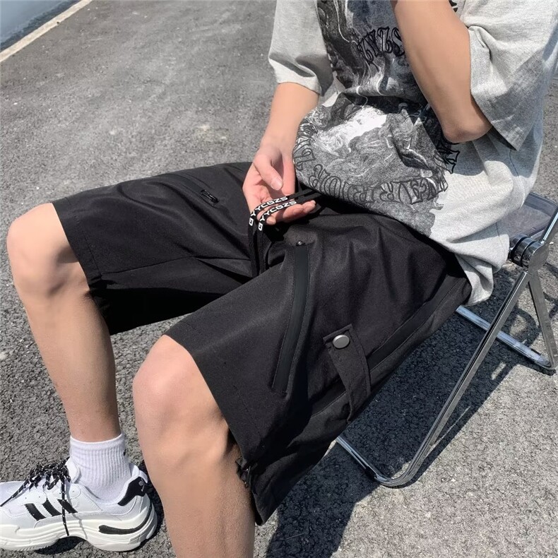 直筒男休闲裤工装裤宽松型青春流行潮五分裤时尚潮牌DH930-P35,男装休闲裤,星座1109-3