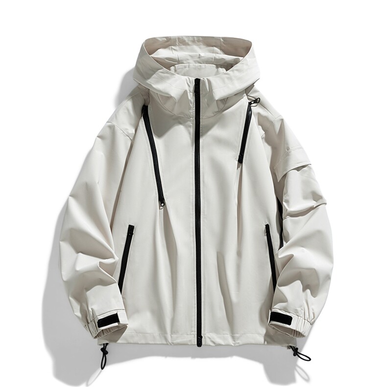 大货三防夹克多拉链冲锋衣宽松男外套DSA157B-JK1562-P60,男装夹克,电商A157B