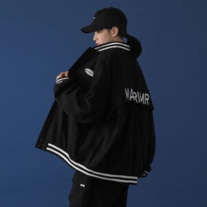 20年秋冬新款创意休闲盐系棒球服外套DS-B293-Y772-P85控115,男装夹克,电商A306