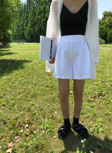 个性扣子短裤不挑人，女装，33