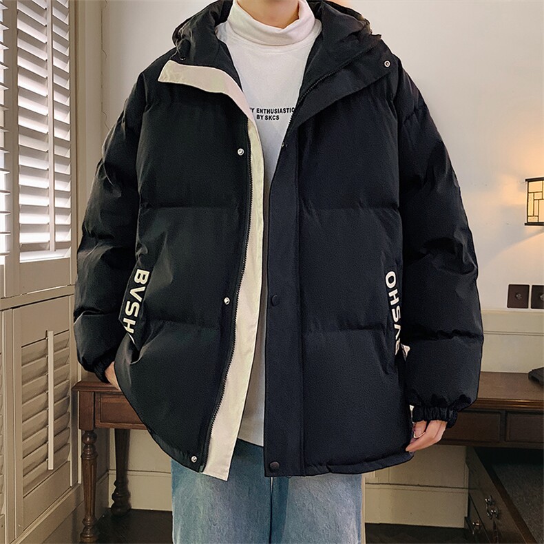 冬季宽松/连帽休闲外套潮加厚棉衣XZ102B-1M2305-P125图片